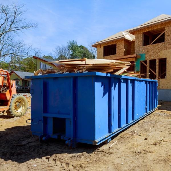 in a lot of cases, a permit might be required to have a construction dumpster on your property, depending upon local regulations